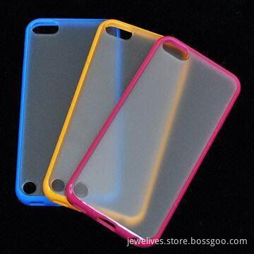 PC + TPU Case for iTouch 5, with Hard Back and TPU Bumper